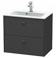 Тумба графит матовый 62 см Duravit Brioso BR411004949