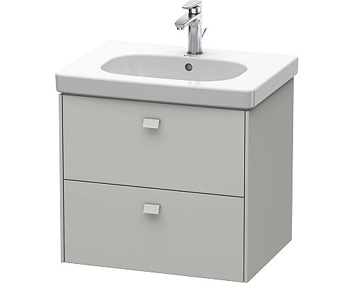 Купить Тумба бетонно-серый матовый 62 см Duravit Brioso BR414500707 в магазине сантехники Santeh-Crystal.ru
