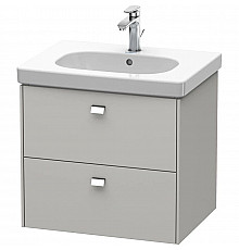 Тумба бетонно-серый матовый 62 см Duravit Brioso BR414501007