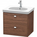 Тумба темный орех 62 см Duravit Brioso BR414501021