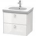Тумба белый глянец 62 см Duravit Brioso BR414501022