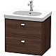Купить Тумба каштан 62 см Duravit Brioso BR414501053 в магазине сантехники Santeh-Crystal.ru