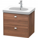Тумба орех 62 см Duravit Brioso BR414501079