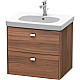 Купить Тумба орех 62 см Duravit Brioso BR414501079 в магазине сантехники Santeh-Crystal.ru