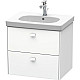 Купить Тумба белый матовый 62 см Duravit Brioso BR414501818 в магазине сантехники Santeh-Crystal.ru