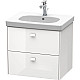 Купить Тумба белый глянец 62 см Duravit Brioso BR414502222 в магазине сантехники Santeh-Crystal.ru