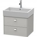 Тумба бетонно-серый матовый 58,4 см Duravit Brioso BR415301007