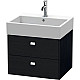 Купить Тумба черный дуб 58,4 см Duravit Brioso BR415301016 в магазине сантехники Santeh-Crystal.ru