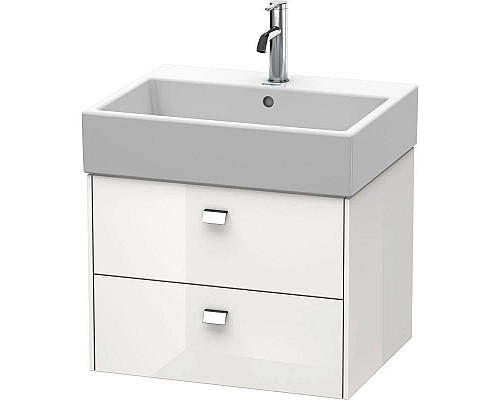 Приобрести Тумба белый глянец 58,4 см Duravit Brioso BR415301022 в магазине сантехники Santeh-Crystal.ru