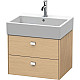Заказать Тумба дуб 58,4 см Duravit Brioso BR415301030 в магазине сантехники Santeh-Crystal.ru