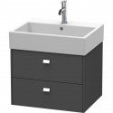 Тумба графит матовый 58,4 см Duravit Brioso BR415301049