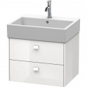 Тумба белый глянец 58,4 см Duravit Brioso BR415302222
