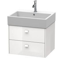 Тумба белый глянец 58,4 см Duravit Brioso BR415302222