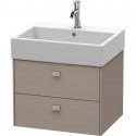 Тумба базальт матовый 58,4 см Duravit Brioso BR415304343