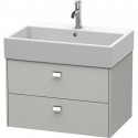 Тумба бетонно-серый матовый 68,4 см Duravit Brioso BR415401007