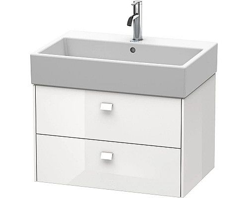 Купить Тумба белый глянец 68,4 см Duravit Brioso BR415402222 в магазине сантехники Santeh-Crystal.ru