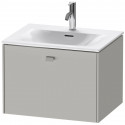 Тумба бетонно-серый матовый 62 см Duravit Brioso BR421000707