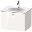 Тумба белый глянец 62 см Duravit Brioso BR421002222