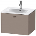 Тумба базальт матовый 62 см Duravit Brioso BR421004343