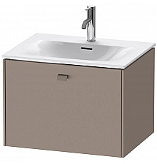 Тумба базальт матовый 62 см Duravit Brioso BR421004343