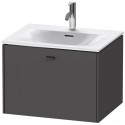 Тумба графит матовый 62 см Duravit Brioso BR421004949