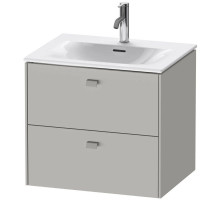 Тумба бетонно-серый матовый 62 см Duravit Brioso BR431000707