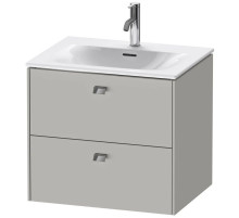 Тумба бетонно-серый матовый 62 см Duravit Brioso BR431001007