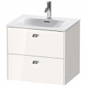 Тумба белый глянец 62 см Duravit Brioso BR431001022