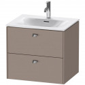 Тумба базальт матовый 62 см Duravit Brioso BR431001043