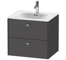 Тумба графит матовый 62 см Duravit Brioso BR431001049