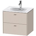 Тумба тауп матовый 62 см Duravit Brioso BR431009191