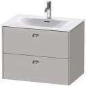 Тумба бетонно-серый матовый 72 см Duravit Brioso BR431101007