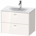 Тумба белый глянец 72 см Duravit Brioso BR431102222