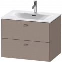 Тумба базальт матовый 72 см Duravit Brioso BR431104343