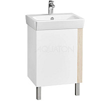 Тумба с раковиной дуб верона/белый глянец 55 см Акватон Кантри 1A2576K0AHB20