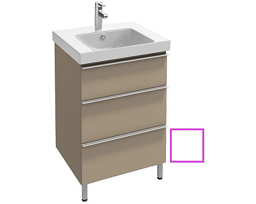 Заказать Тумба белый глянец 57 см Jacob Delafon Odeon Up EB990-G1C в магазине сантехники Santeh-Crystal.ru