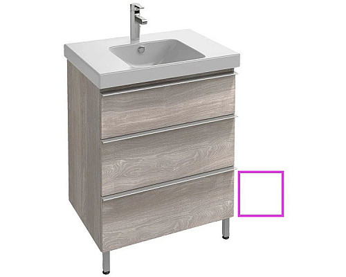 Заказать Тумба белый глянец 67 см Jacob Delafon Odeon Up EB992-G1C в магазине сантехники Santeh-Crystal.ru