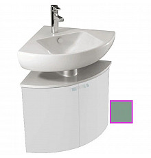 Угловая тумба оливковый глянец 67,9 см Jacob Delafon Odeon Up EB864-G95