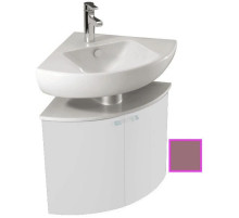 Угловая тумба нежно-розовый матовый 67,9 см Jacob Delafon Odeon Up EB864-M71