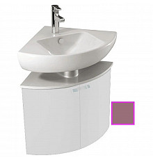 Угловая тумба нежно-розовый матовый 67,9 см Jacob Delafon Odeon Up EB864-M71