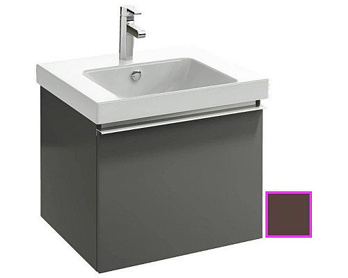 Приобрести Тумба ледяной коричневый глянец 57 см Jacob Delafon Odeon Up EB877-N23 в магазине сантехники Santeh-Crystal.ru