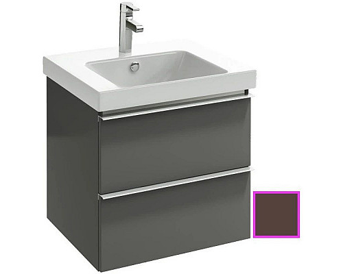 Заказать Тумба ледяной коричневый глянец 57 см Jacob Delafon Odeon Up EB878-N23 в магазине сантехники Santeh-Crystal.ru