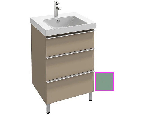 Приобрести Тумба оливковый глянец 57 см Jacob Delafon Odeon Up EB990-G95 в магазине сантехники Santeh-Crystal.ru