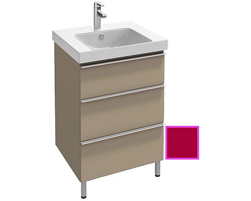 Приобрести Тумба малиновый глянец 57 см Jacob Delafon Odeon Up EB990-R3 в магазине сантехники Santeh-Crystal.ru