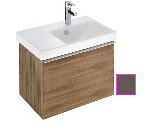 Купить Тумба светло-коричневый глянец 62 см Jacob Delafon Odeon Up EB886-G80 в магазине сантехники Santeh-Crystal.ru