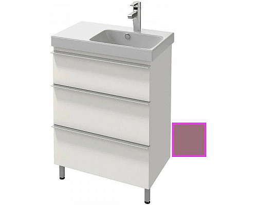 Приобрести Тумба нежно-розовый матовый 62 см Jacob Delafon Odeon Up EB991D-M71 в магазине сантехники Santeh-Crystal.ru