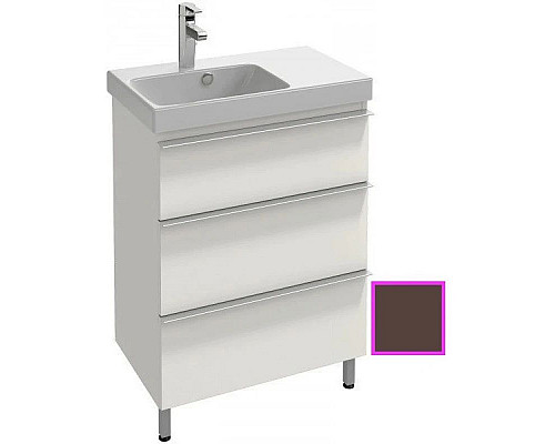 Заказать Тумба ледяной коричневый глянец 62 см Jacob Delafon Odeon Up EB991G-N23 в магазине сантехники Santeh-Crystal.ru