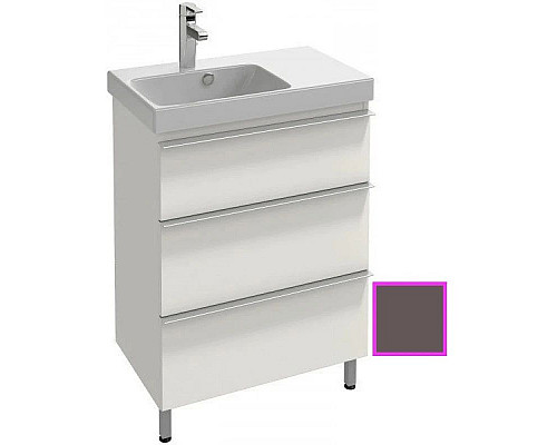 Приобрести Тумба светло-коричневый глянец 62 см Jacob Delafon Odeon Up EB991G-G80 в магазине сантехники Santeh-Crystal.ru