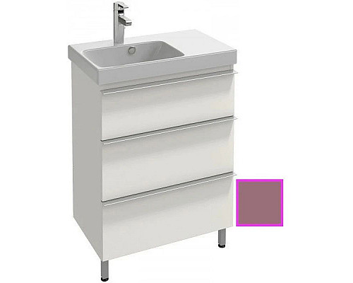 Приобрести Тумба нежно-розовый матовый 62 см Jacob Delafon Odeon Up EB991G-M71 в магазине сантехники Santeh-Crystal.ru