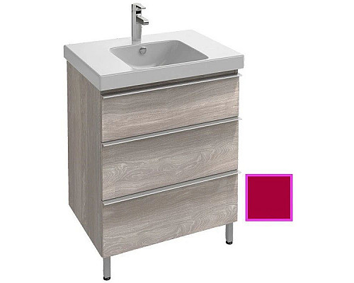 Приобрести Тумба малиновый глянец 67 см Jacob Delafon Odeon Up EB992-R3 в магазине сантехники Santeh-Crystal.ru